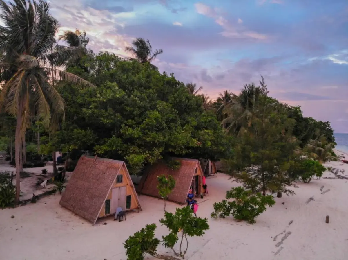 Camping during a 3D2N Balabac island expedition
