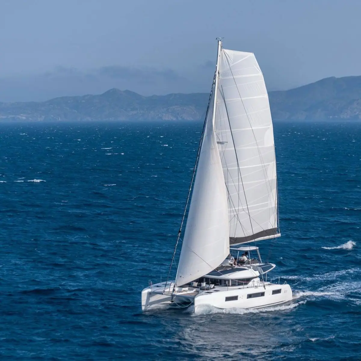 Seacation luxury catamaran in Bacuit Bay