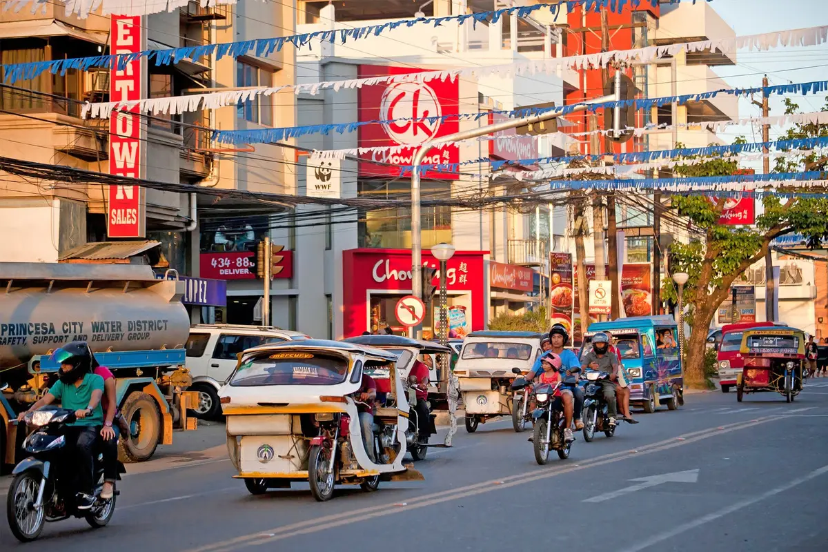 Puerto Princesa city in Palawan